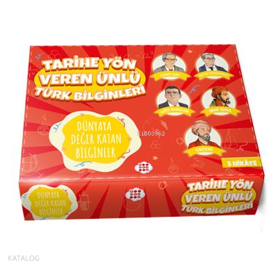 Tarihe Yön Veren Ünlü Türk Bilginleri - Dünyaya Değer Katan Bilginler (5 Hikâye - Set)