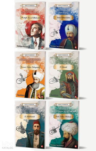 Tarihte İz Bırakanlar Seti - (6 Kitap)