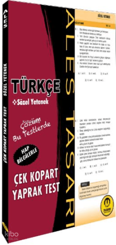 Tasarı Yayınları Ales Sözel Yetenek Yaprak Test