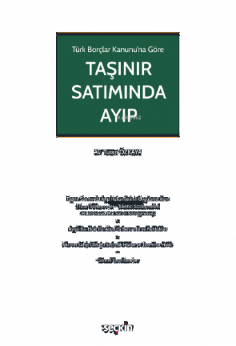 Taşınır Satımında Ayıp