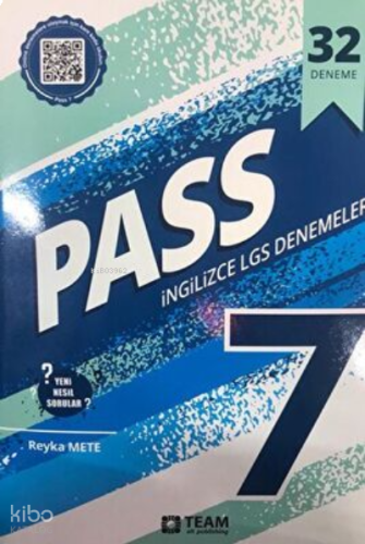 Team Elt Publishing 7. Sınıf İngilizce PASS 32 Deneme