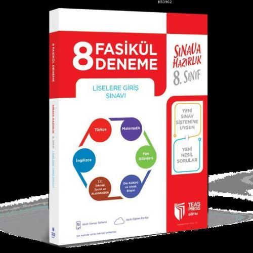 Teas Press Yayınları 8. Sınıf LGS 8 Fasikül Deneme Teas Press