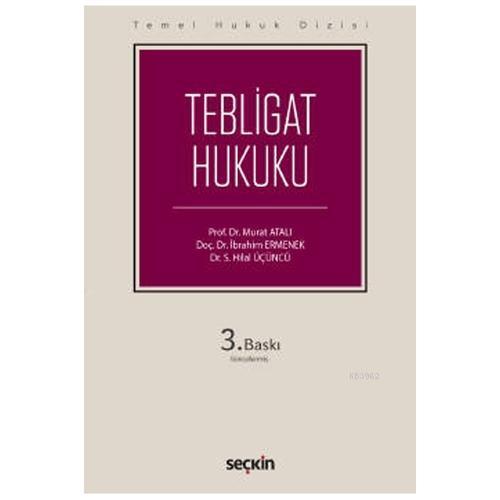 Tebligat Hukuku Temel Hukuk Dizisi