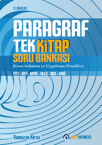 Tek Kitap Paragraf Soru Bankası;TYT- AYT – KPSS - ALES – DGS - MSÜ