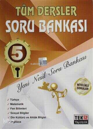 Tekiz Yayıncılık 5. Sınıf Tüm Dersler Soru Bankası