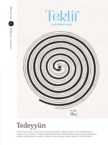 Teklif 11. Sayı;2 Aylık Düşünce Dergisi