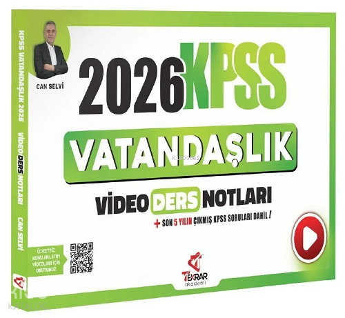 Tekrar Akademi 2026 KPSS Vatandaşlık Video Ders Notları