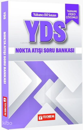 Teorem Yayıncılık YDS Nokta Atışı Soru Bankası