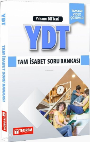 Teorem Yayınları YDT Tam İsabet Soru Bankası