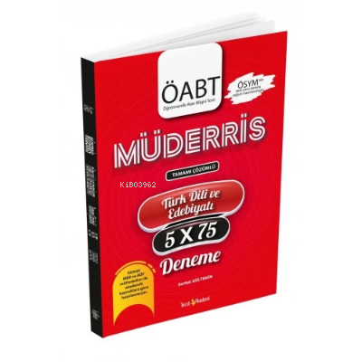 Tercih Akademi 2021 Öabt Öğretmenlik Alan Bilgisi Müderris Türk Dili Ve Edebiyatı