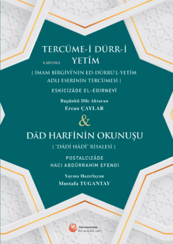 Tercüme-i Dürr-i Yetîm Ve Dâd Harfinin Okunuşu