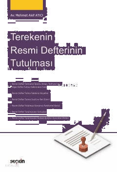 Terekenin Resmi Defterinin Tutulması
