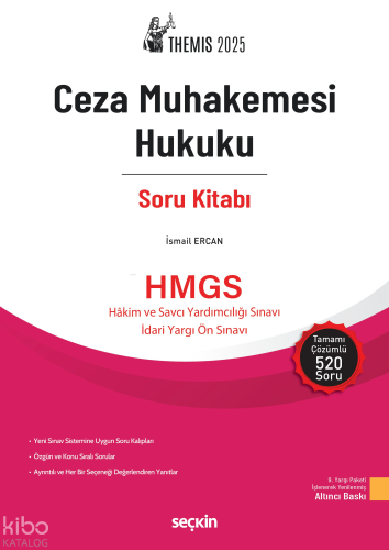 THEMIS 2025  – Ceza Muhakemesi Hukuku Soru Kitabı;Hakim ve Savcı Yardımcılığı Sınavı - İdari Yargı Ön Sınavı