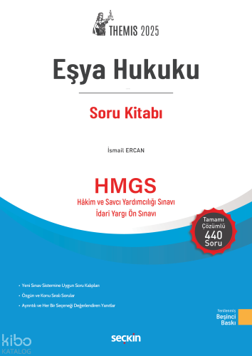 THEMIS 2025  – Eşya Hukuku Soru Kitabı;Hakim ve Savcı Yardımcılığı Sınavı - İdari Yargı Ön Sınavı