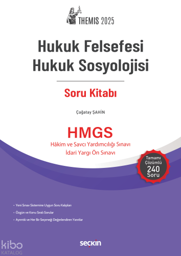 THEMIS 2025 – Hukuk Felsefesi Hukuk Sosyolojisi Soru Kitabı;Hakim ve Savcı Yardımcılığı Sınavı - İdari Yargı Ön Sınavı
