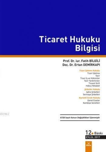 Ticaret Hukuku Bilgisi