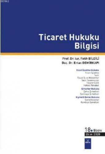 Ticaret Hukuku Bilgisi