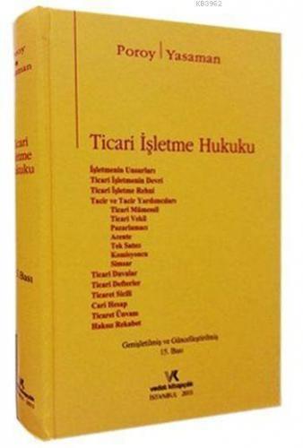 Ticari İşletme Hukuku (Ciltli)