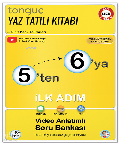 Tonguç Akademi 5'ten 6'ya Hazırlık Kitabı