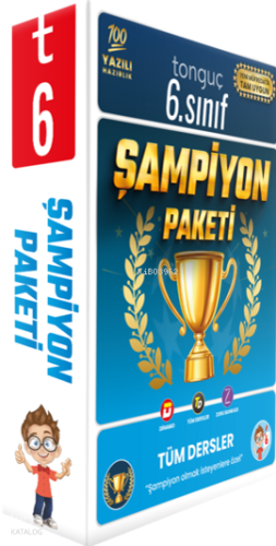 Tonguç Akademi 6. Sınıf Şampiyon Paketi