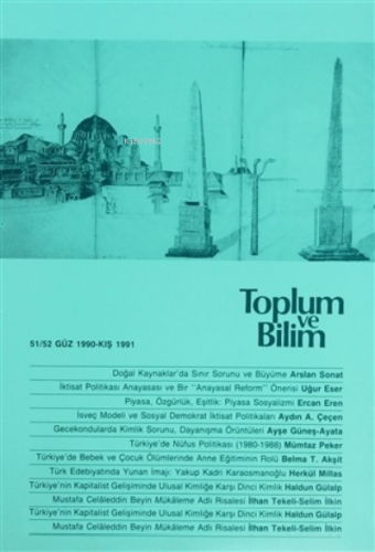 Toplum ve Bilim 51/52