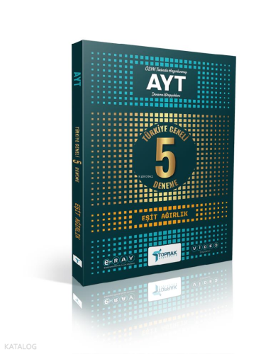 Toprak Yayınları AYT 5'Lİ Paket Deneme (Eşit Ağırlık)