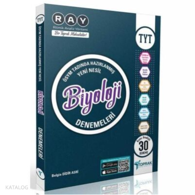 Toprak Yayınları Tyt Biyoloji Deneme Kitabı