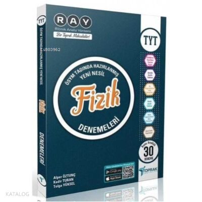 Toprak Yayınları Tyt Fizik Deneme Kitabı