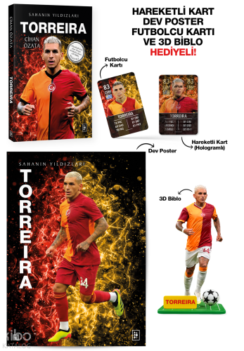 Torreira - Sahanın Yıldızları - 3D Biblo & Hareketli Kart & Dev Poster & Futbolcu Kartı Hediyeli!