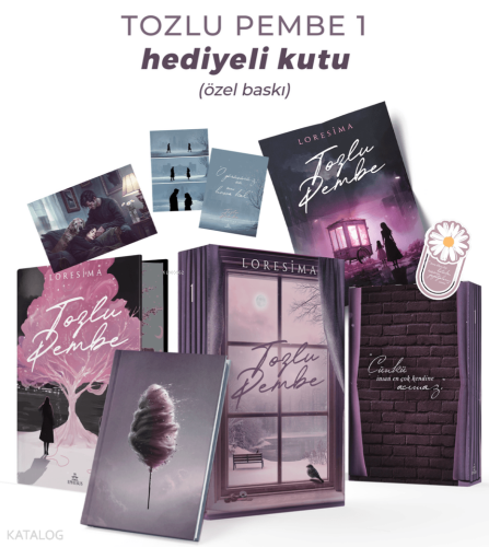 Tozlu Pembe 1 (Ciltli-Yan Boyamalı-Hediyeli Kutu)