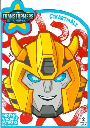 Transformers Earthspark - Baştan Sona Maskeli Boyama Kitabı