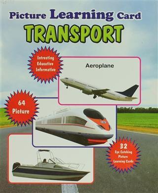 Transport Picture Learning Card Ciltli