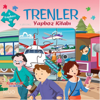 Trenler Yapboz Kitabı (Sünger Ciltli)