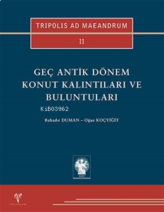 Tripolis Ad Maeandrum II;Geç Antik Dönem Konut Kalıntıları ve Buluntuları