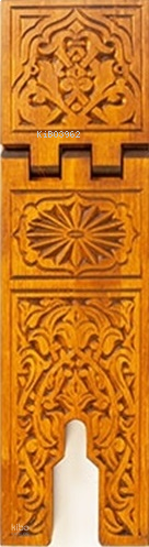 TS005-Selçuklu Oymalı Ahşap Rahle - Battal Boy