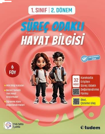 Tudem 1. Sınıf 2. Dönem Süreç Odaklı Hayat Bilgisi