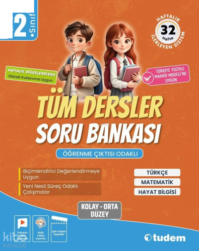 Tudem 2.Sınıf Tüm Dersler Soru Bankası
