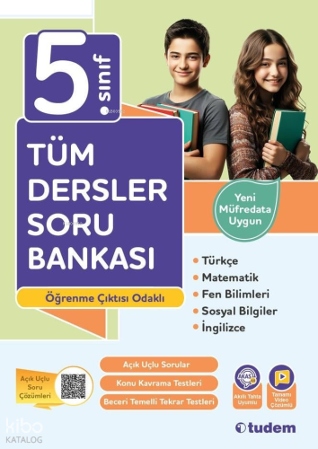 Tudem Yayınları 5.Sınıf Tüm Dersler Soru Bankası
