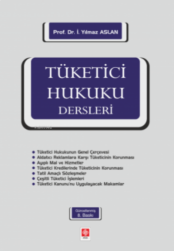 Tüketici Hukuku Dersleri