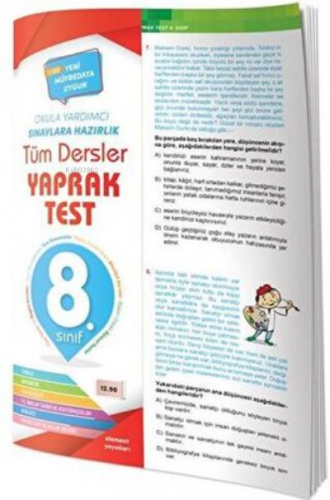 Tüm Dersler Yaprak Test 8.Sınıf