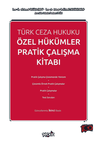 Türk Ceza Hukuku Özel Hükümler Pratik Çalışma Kitabı