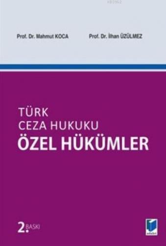 Türk Ceza Hukuku Özel Hükümler