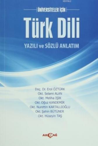 Türk Dili Yazılı ve Sözlü Anlatım