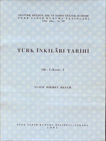 Türk İnkılâbı Tarihi (Cilt 1- Kısım 1)