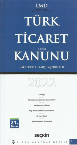Türk Ticaret Kanunu / LMD–3