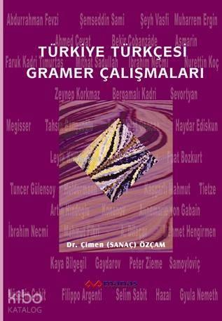 Türkiye Türkçesi Gramer Çalışmaları