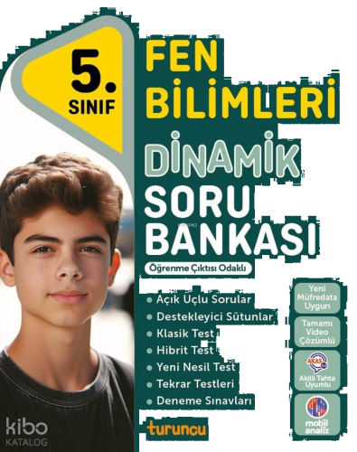 Turuncu 5. Sınıf Fen Bilimleri Dinamik Soru Bankası