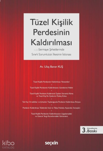 Tüzel Kişilik Perdesinin Kaldırılması