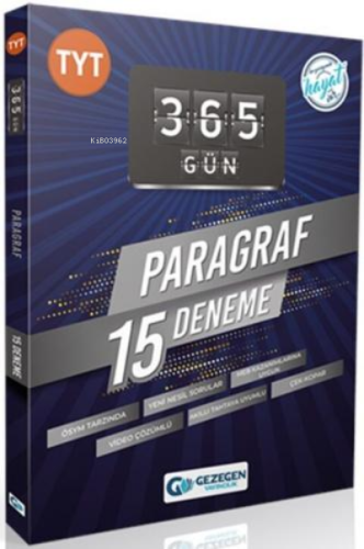 TYT	365 Gün Paragraf Branş Deneme (Yeni)