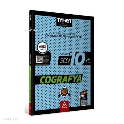 Tyt Ayt Coğrafya Son 10 Yıl Soru Ve Çözümleri